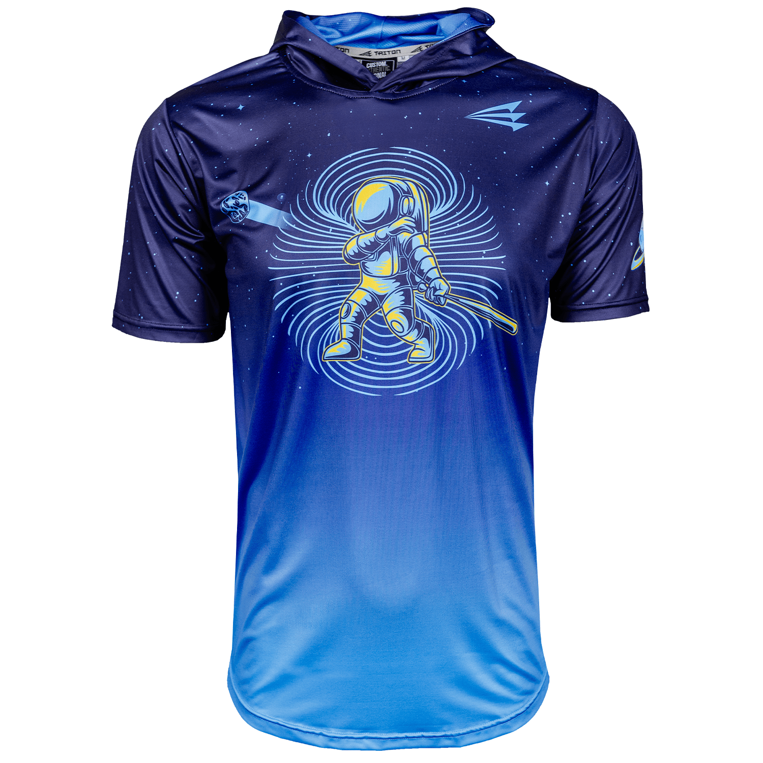 Moonshots Lifestyle Baseball Hoodie Shortsleeve Pullover Space Astronaut NASA