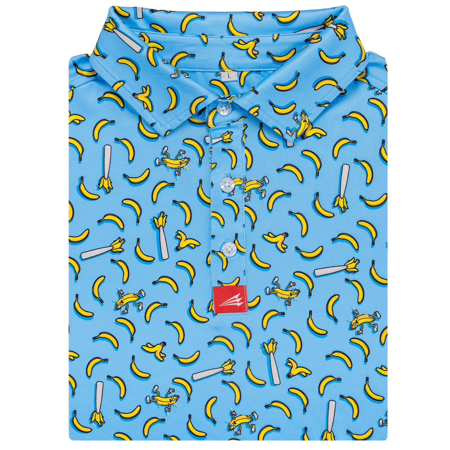Bananas baseball polo