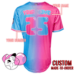 Bubblegum Boys Baseball Jersey - Custom Lifestyle Jersey