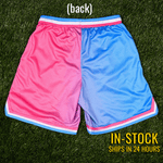 Cotton Candy Baseball Shorts