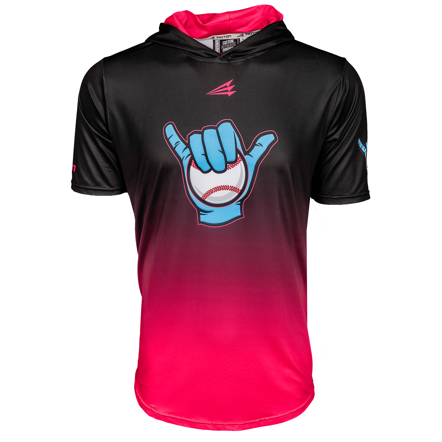 Baseball Dudes Triton Seamhead Lifestyle Baseball Short Sleeve Hoodie Pullover