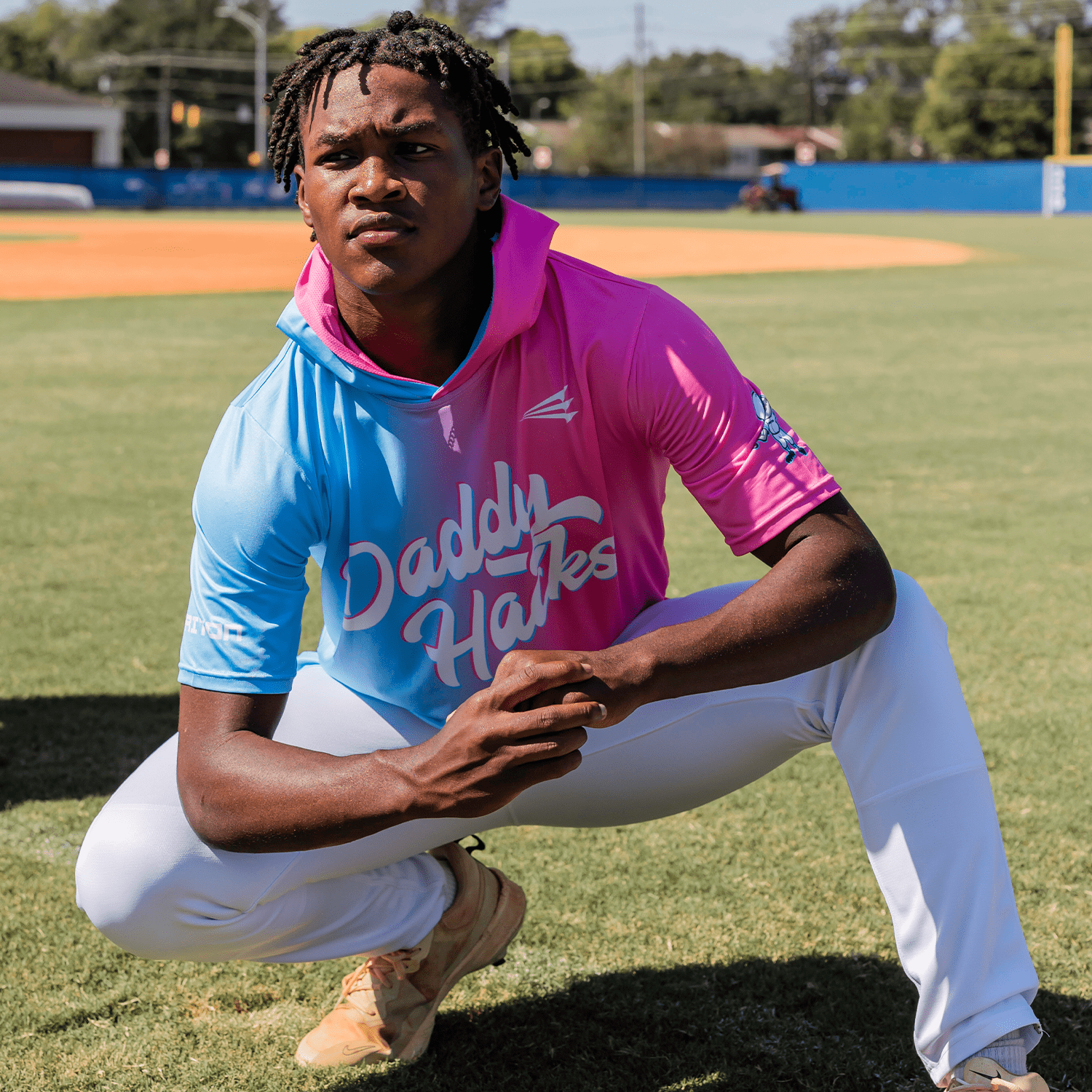 Cotton Candy Baseball Hoodie