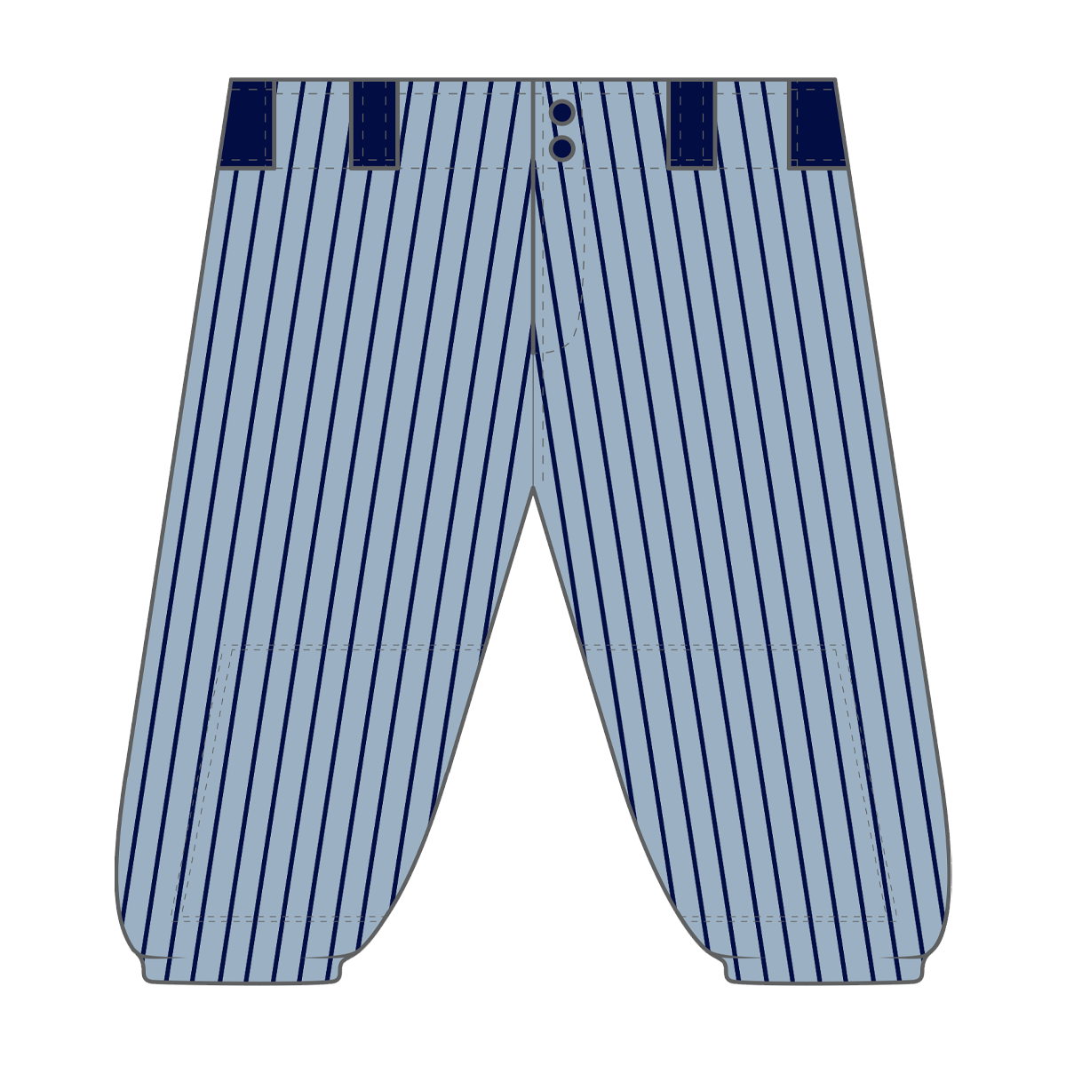 Blue Sox Sports Custom Knicker Baseball Pant