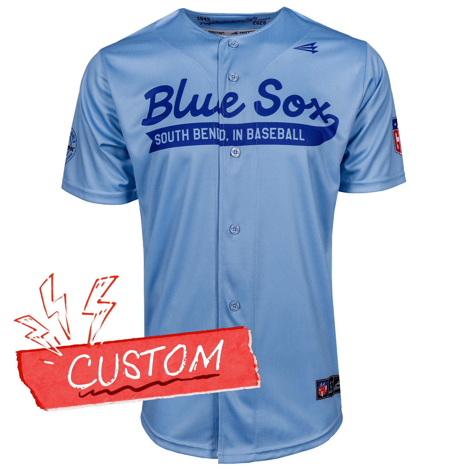 South Bend Blue Sox Custom Official Baseball Jersey