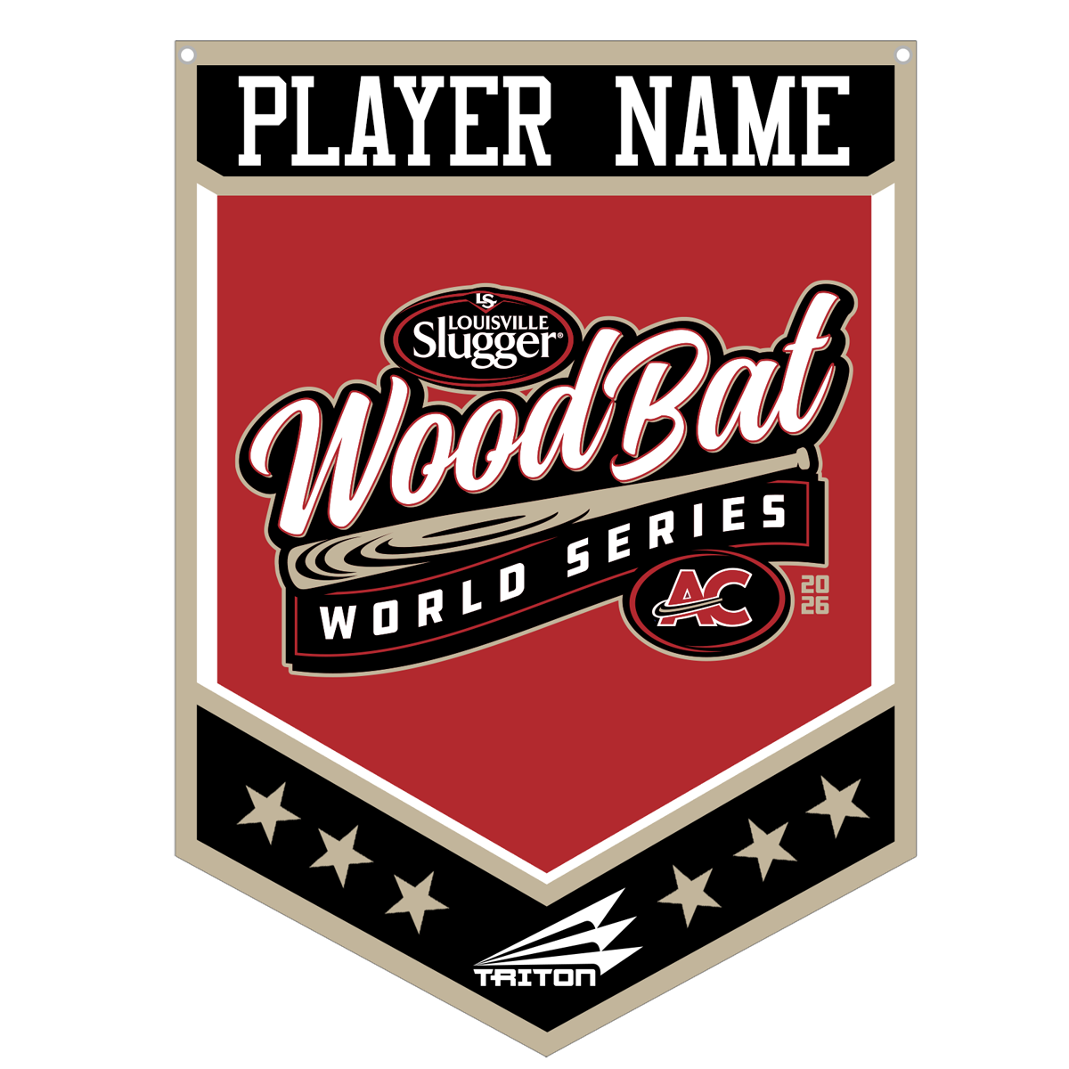 Wood Bat World Series Custom Banner