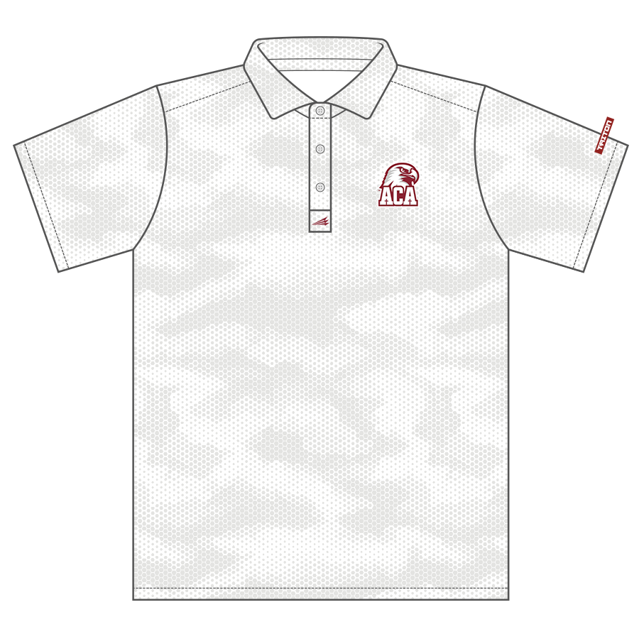ACA Eagles HexaCamo HyperMAX Golf Polo