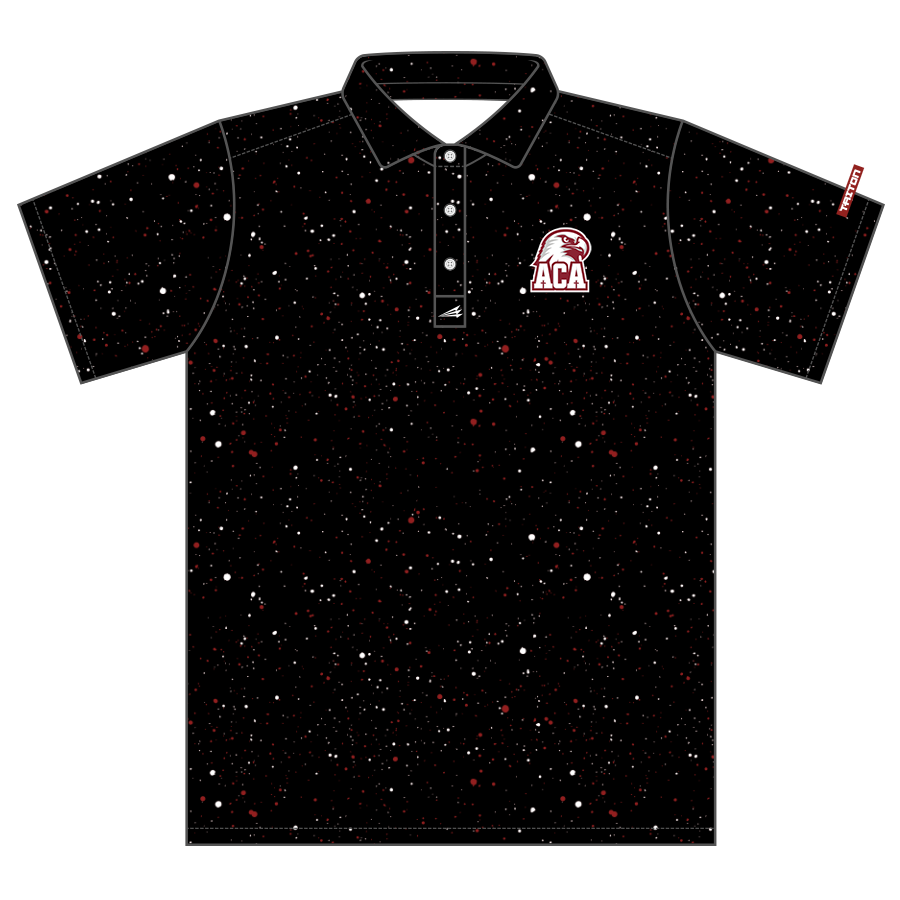 ACA Eagles Paint Splatter HyperMAX Golf Polo