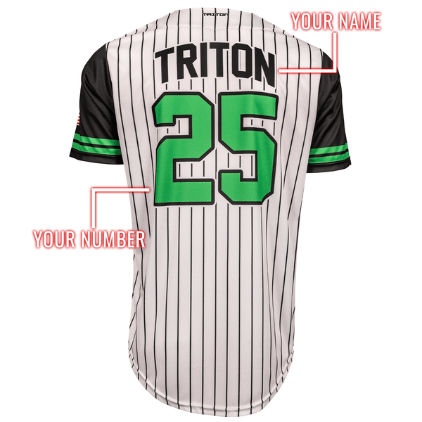 New York Green Apples Custom Official BLW Jersey