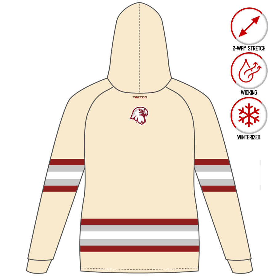 ACA Football Retro Cream Hockey Hoodie