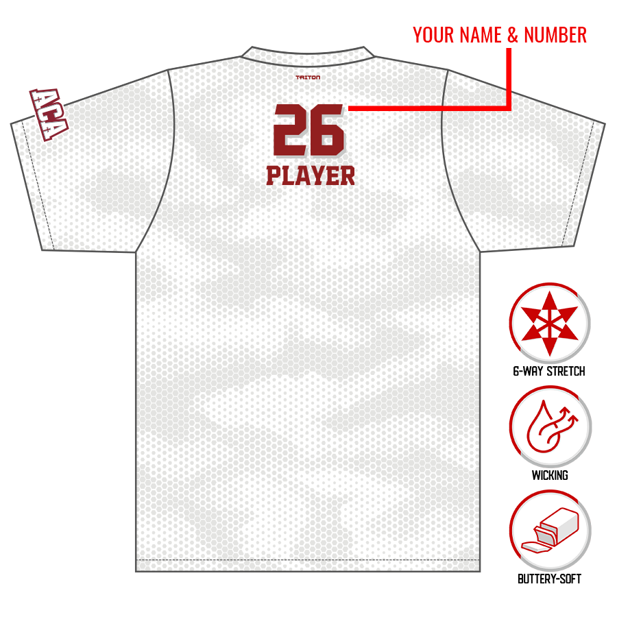 ACA Football Snow Camo HyperMAX Tee