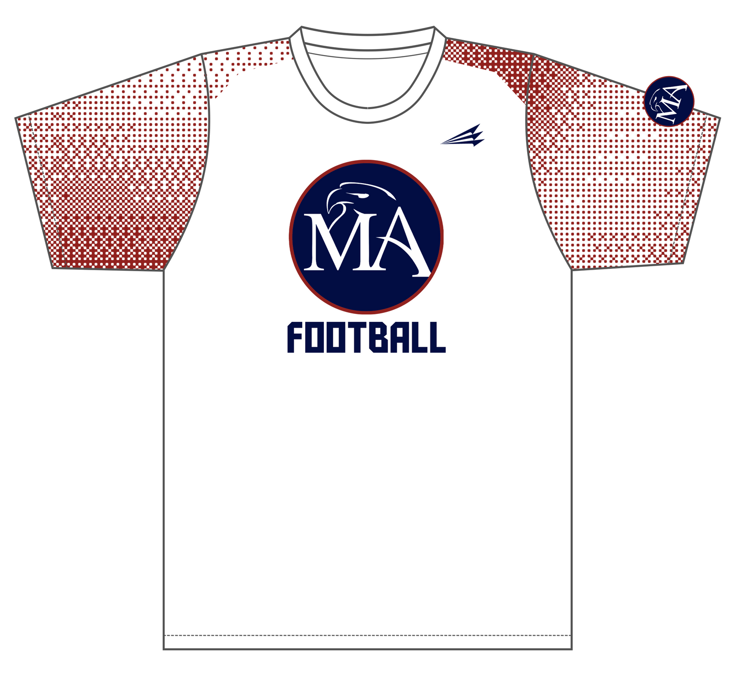Montgomery Academy Flag Football Custom HyperMAX Shirt