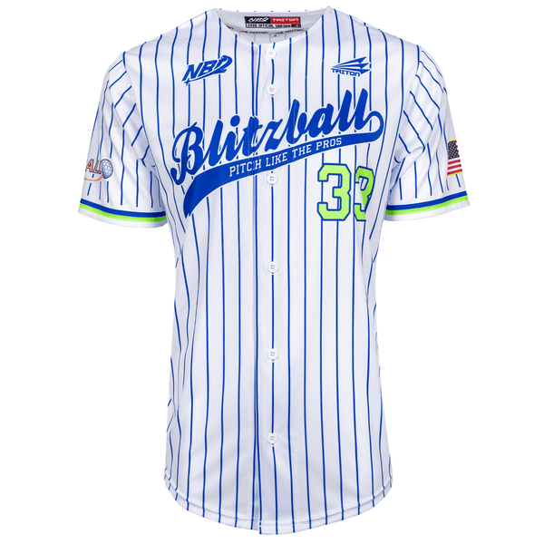 NBL All-Star Authentic Custom Blitzball Jersey (White)