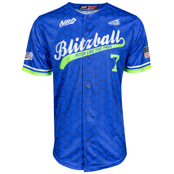 NBL All-Star Authentic Custom Blitzball Jersey (Blue)