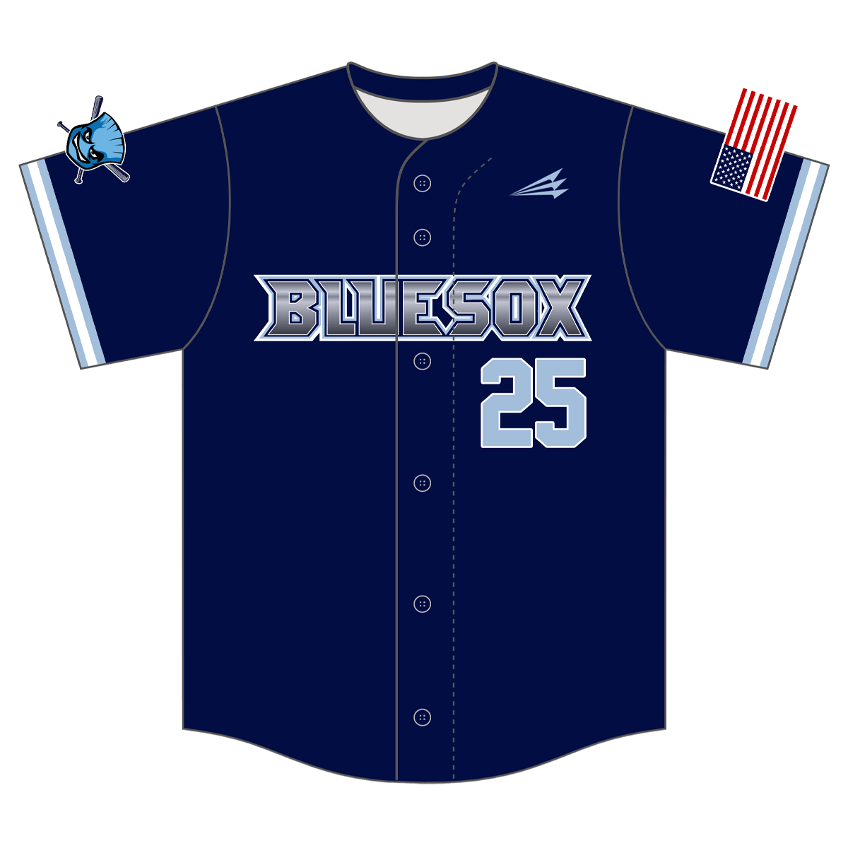 Blue Sox Sports Custom HexaFlex Baseball Jersey