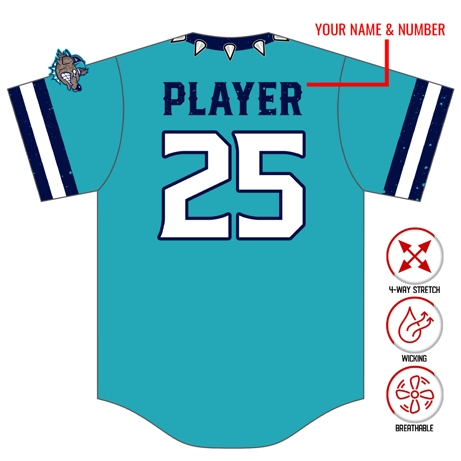 Triton Muddogs Custom HexaFlex Baseball Jersey