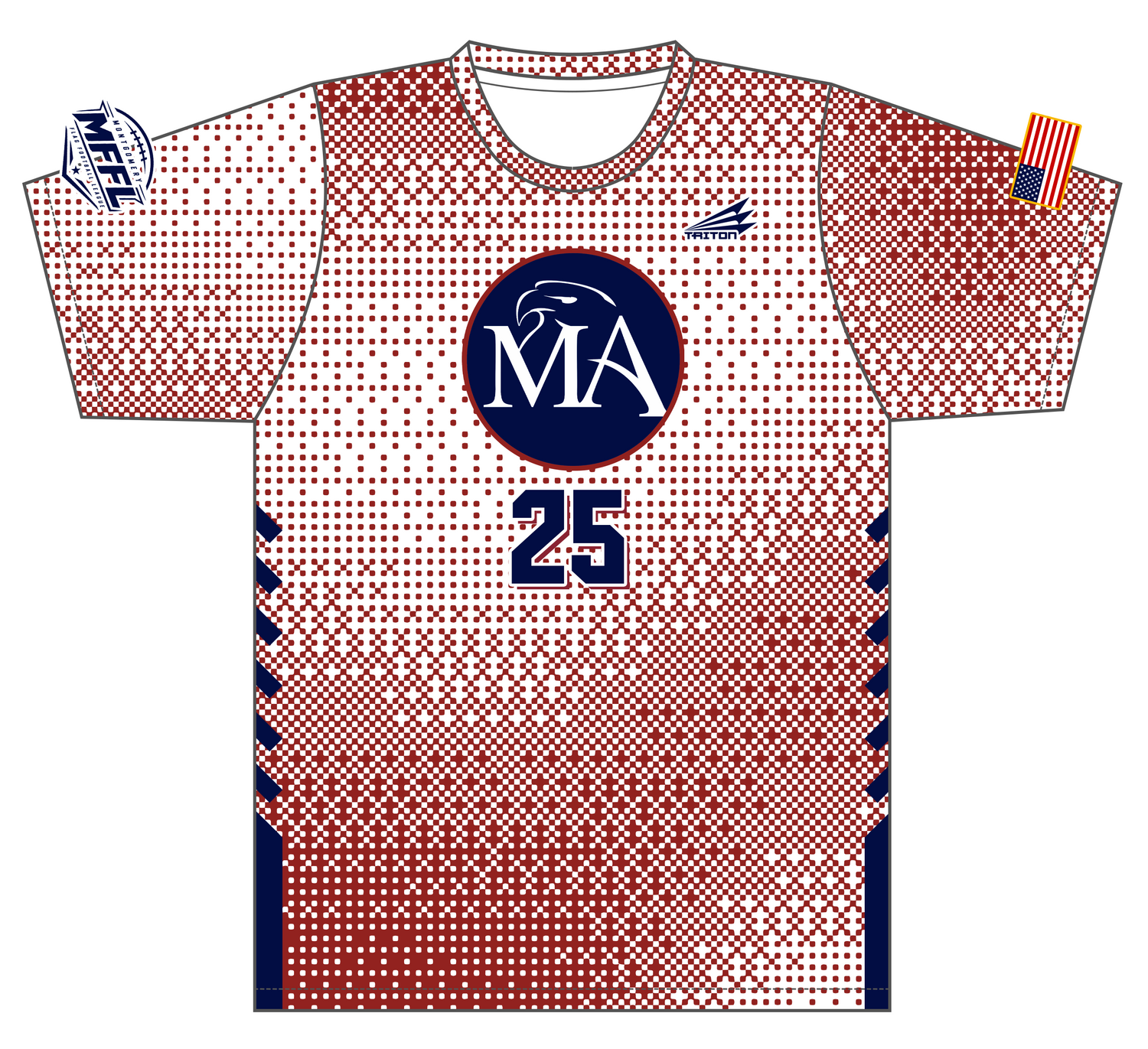 Montgomery Academy Flag Football Custom HyperMAX Jersey