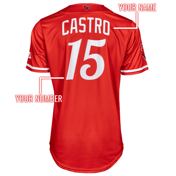 NBL Redbirds Authentic Custom Blitzball Jersey