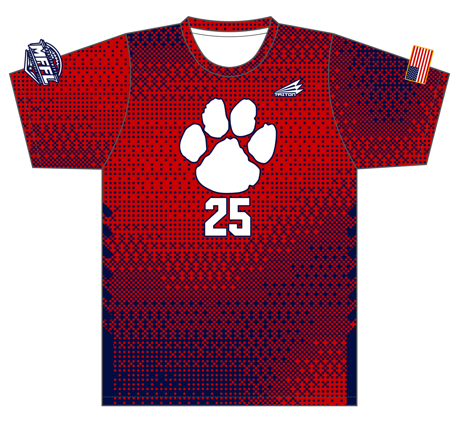 Trinity Flag Football Custom HyperMAX Jersey
