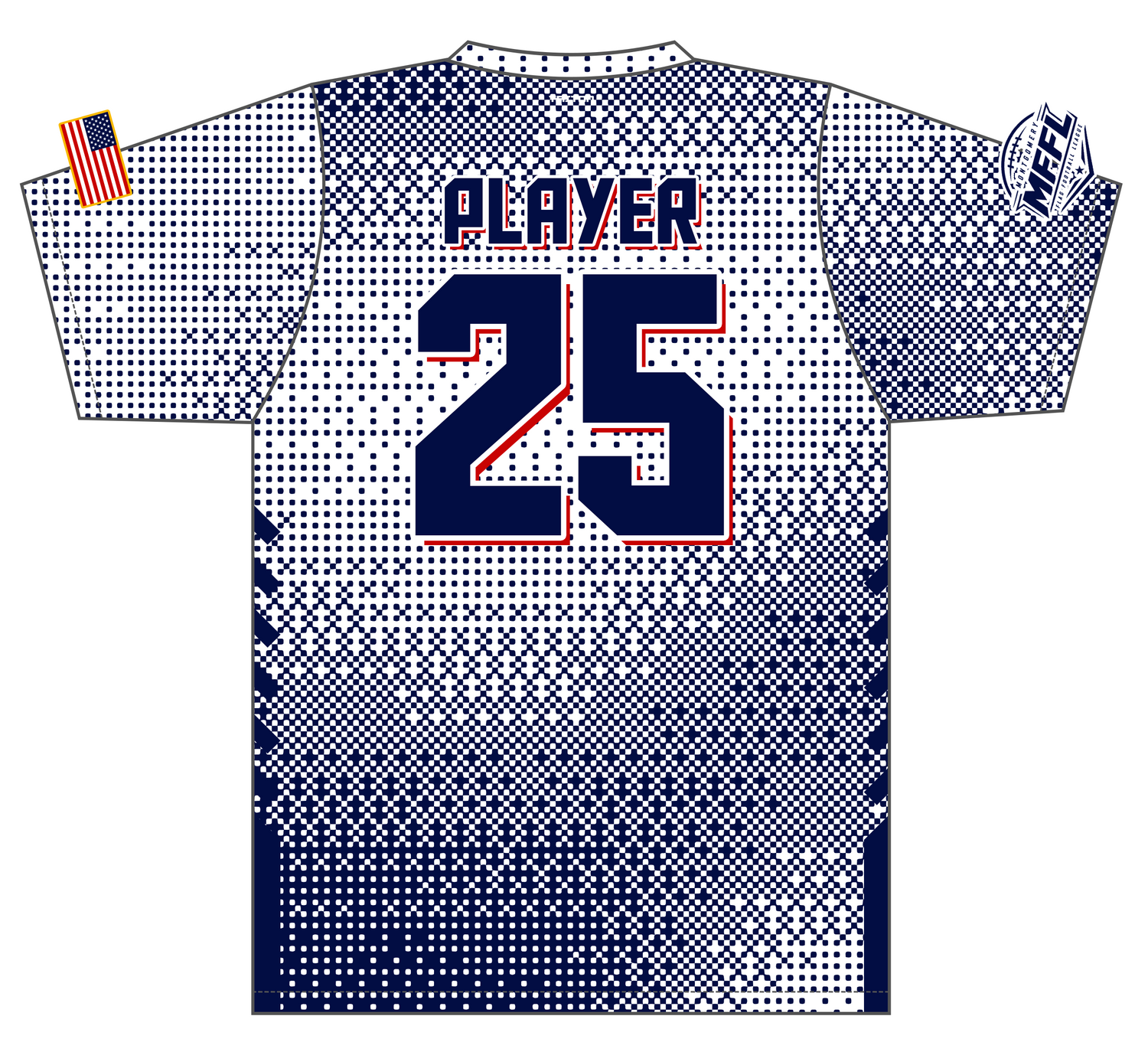 Trinity Flag Football Custom HyperMAX Jersey