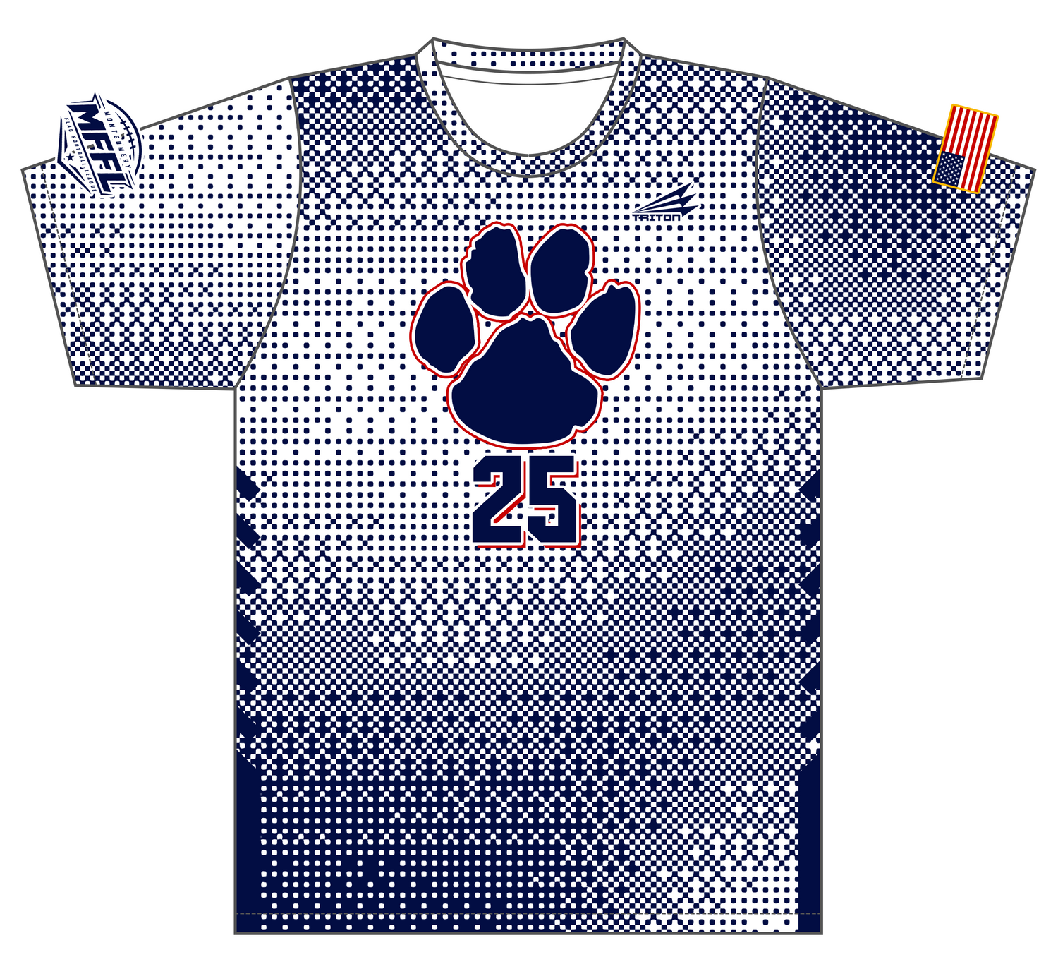 Trinity Flag Football Custom HyperMAX Jersey