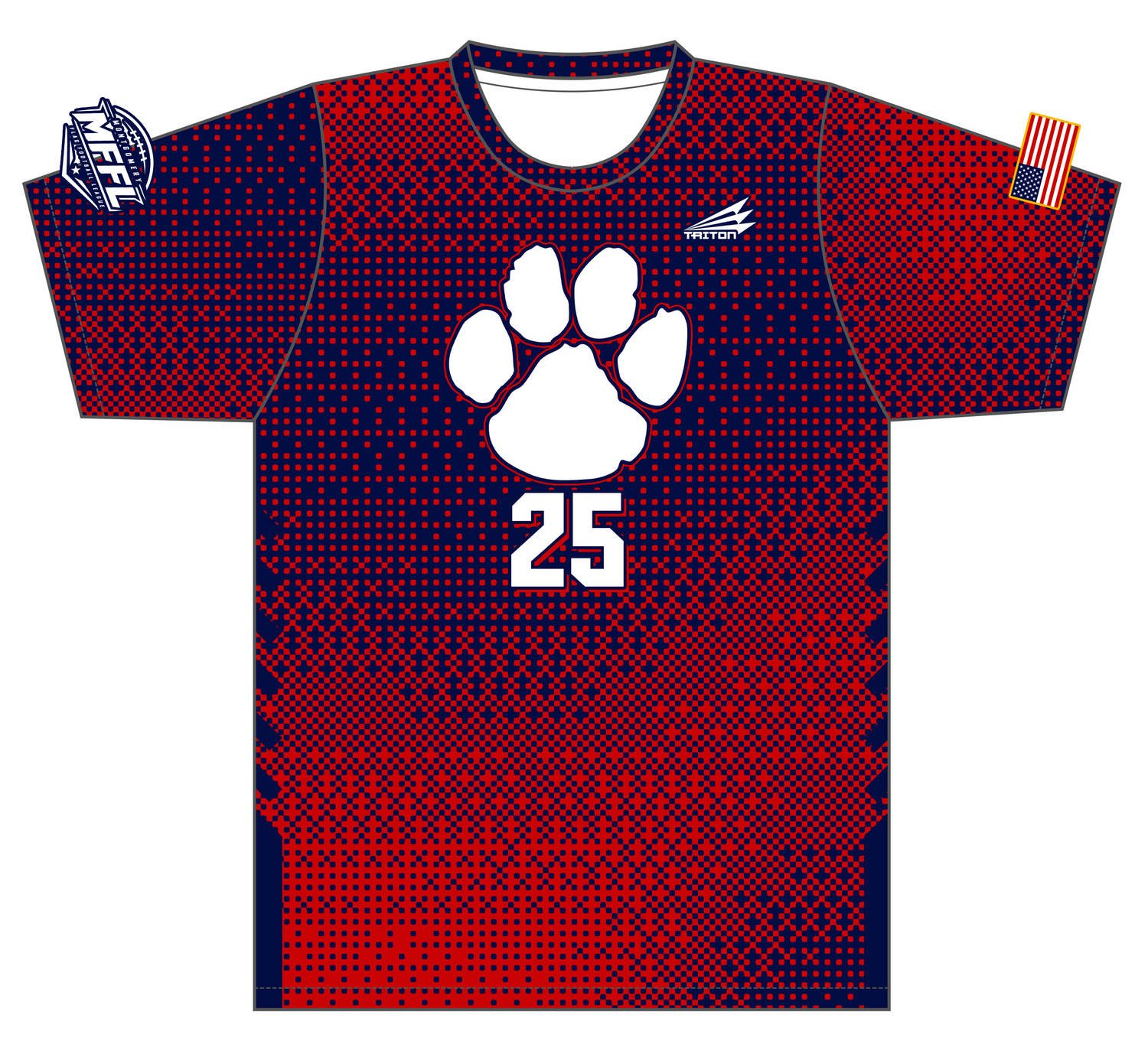 Trinity Flag Football Custom HyperMAX Jersey