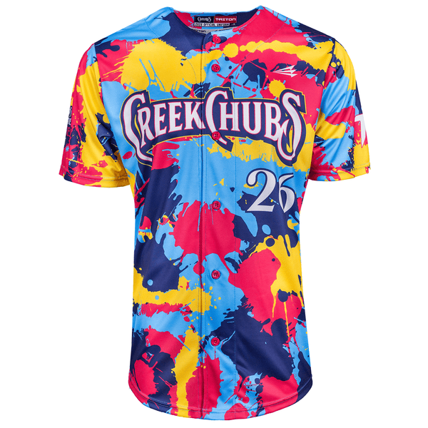 Creek Chubs Disabilities Awareness Night Custom Baseball Jersey