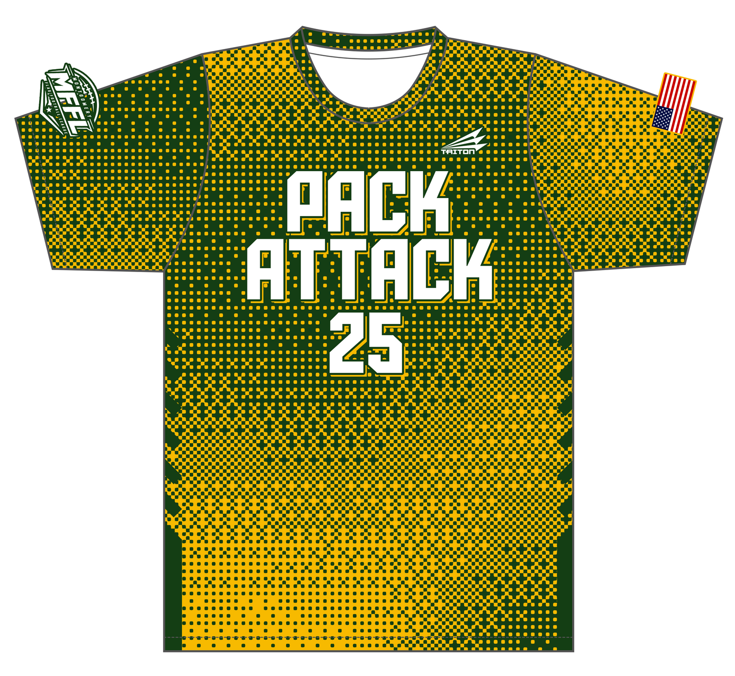Pack Attack Flag Football Custom HyperMAX Jersey