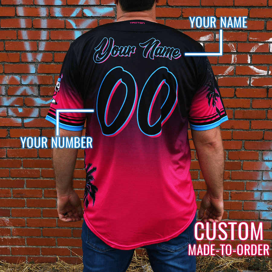 Wake and Rake baseball jersey