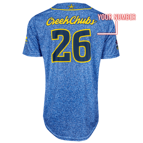 Creek Chubs Country and Western Night Custom Baseball Jersey