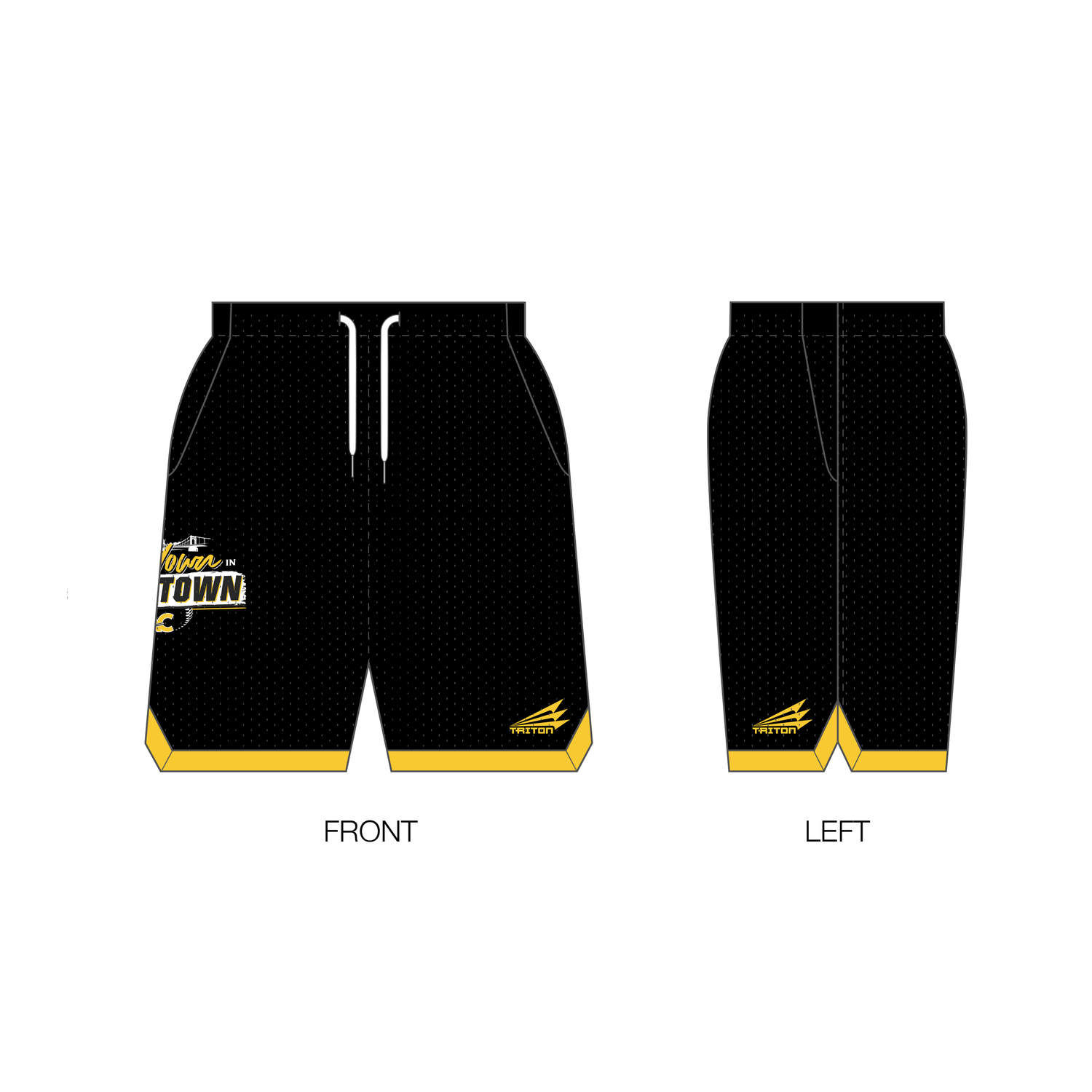 Showdown in Steel Town Custom Retro Mesh Shorts