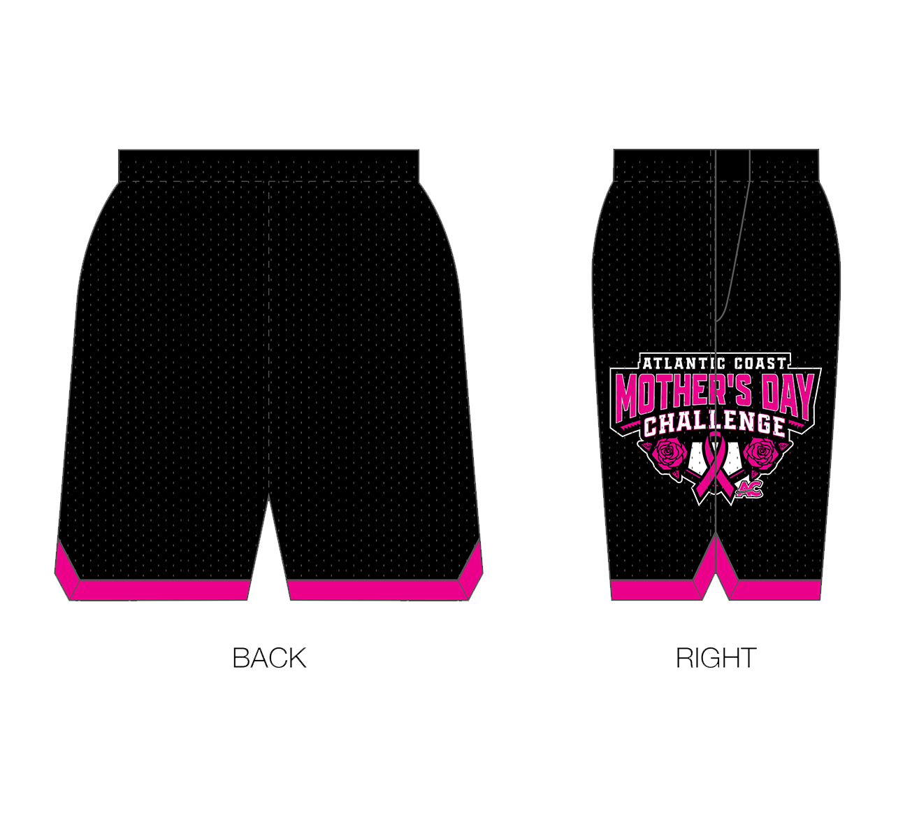 Mother's Day Challenge Custom Retro Mesh Shorts