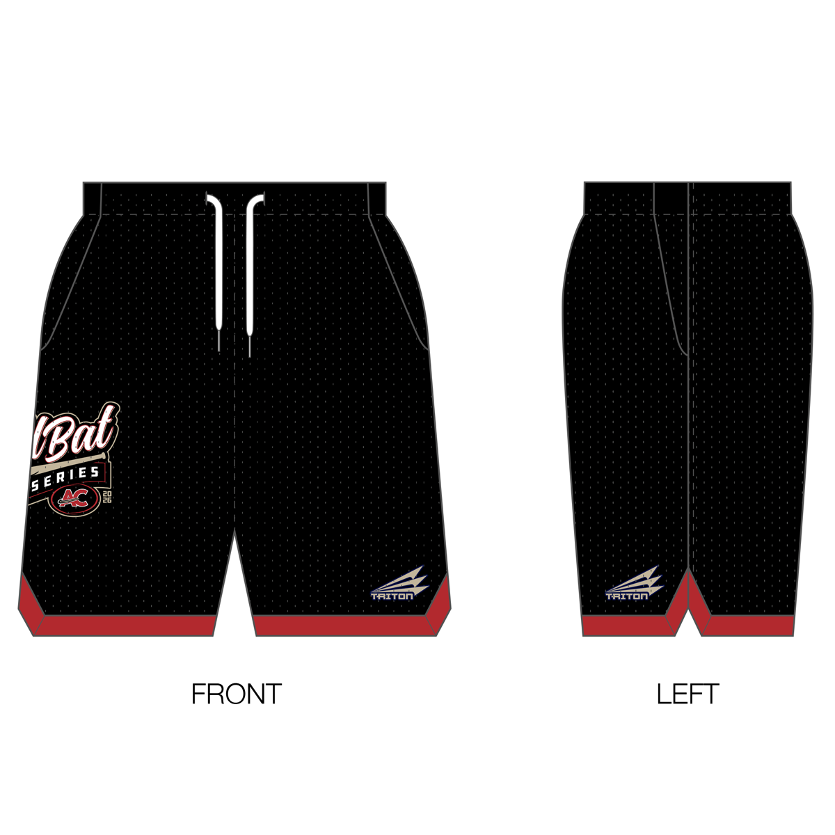 Wood Bat World Series Custom Retro Mesh Shorts