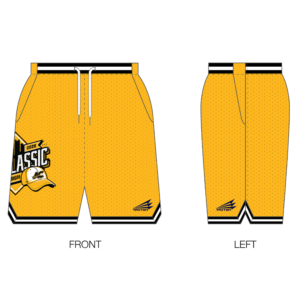 Cap Classic Pittsburgh Custom Retro Mesh Shorts