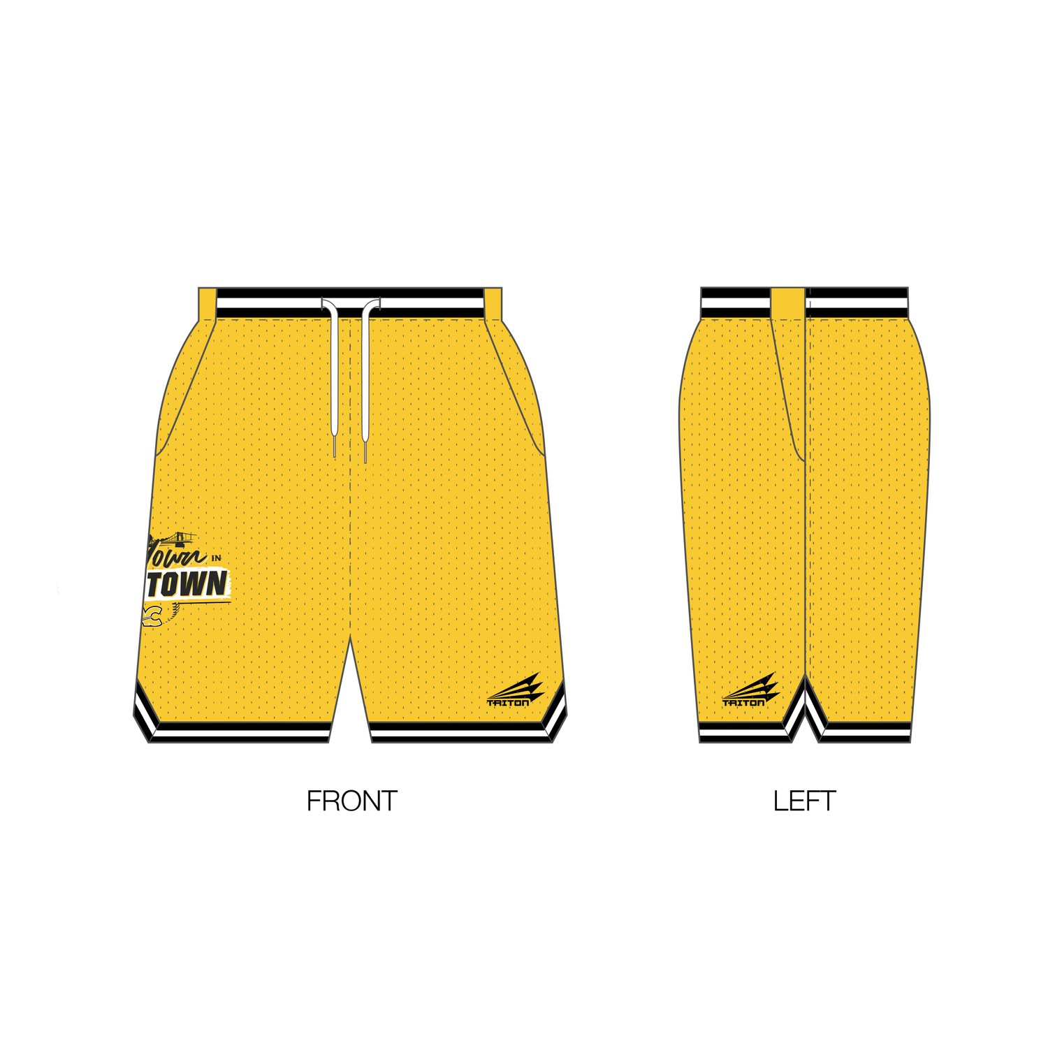 Showdown in Steel Town Custom Retro Mesh Shorts