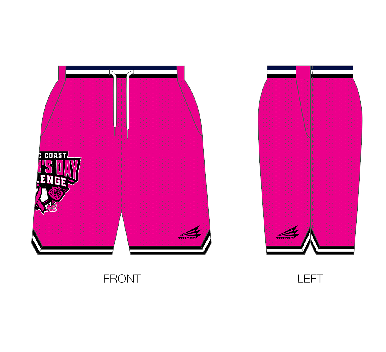 Mother's Day Challenge Custom Retro Mesh Shorts