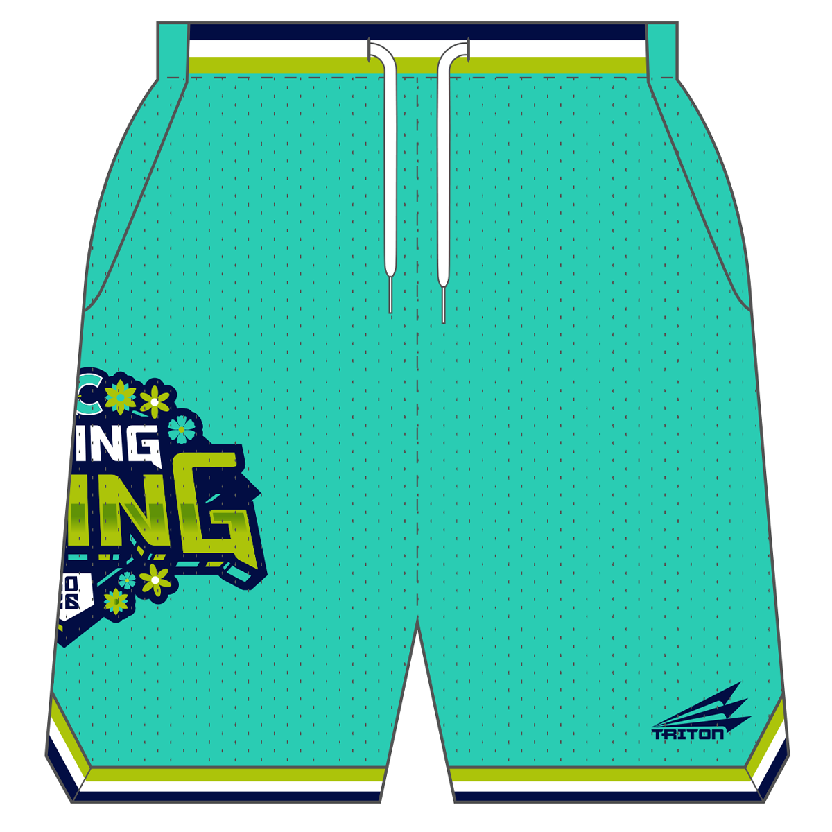 Spring Swing Custom Retro Mesh Shorts