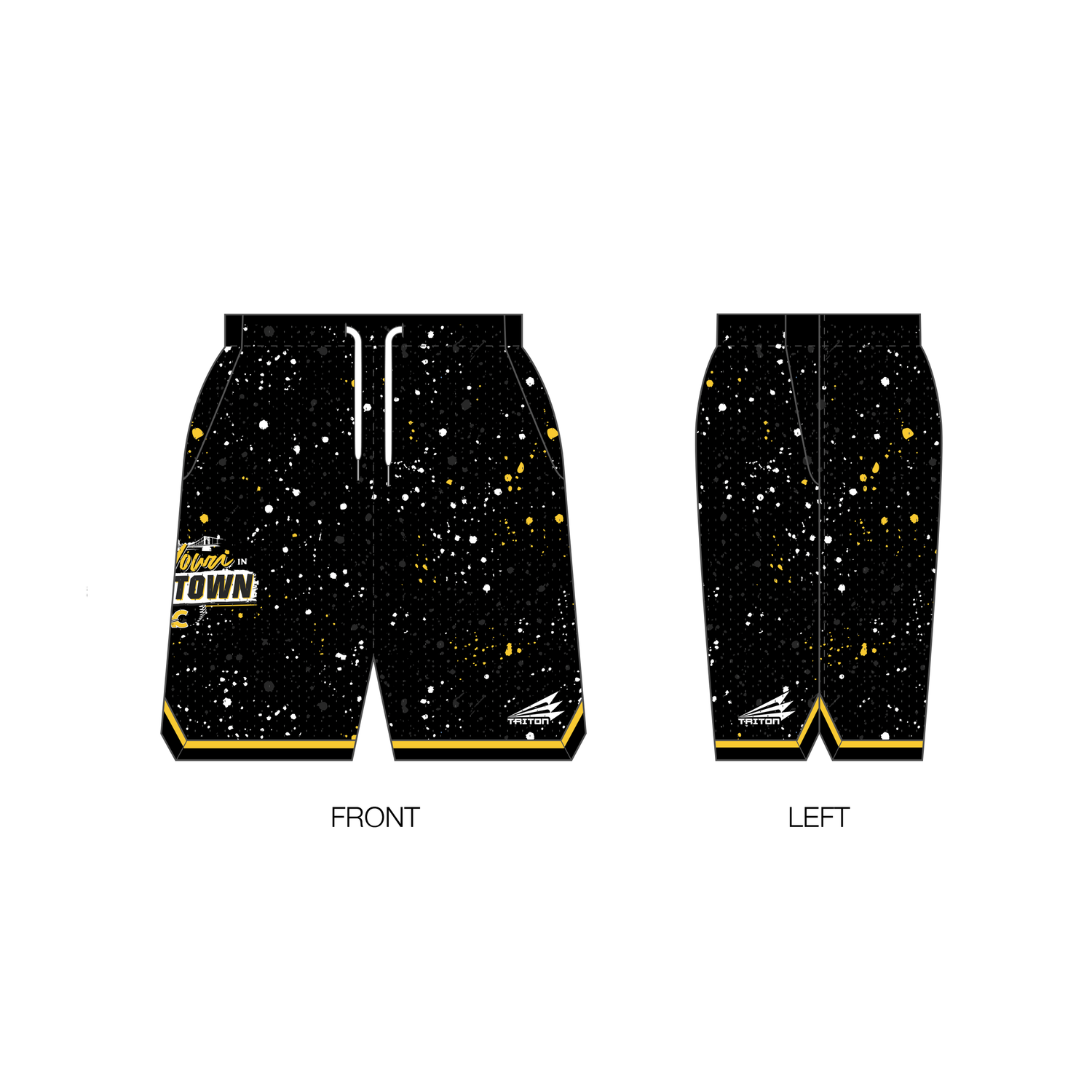 Showdown in Steel Town Custom Retro Mesh Shorts