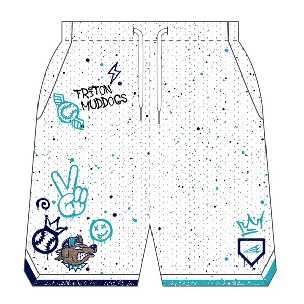 Triton Muddogs Custom Retro Mesh Shorts
