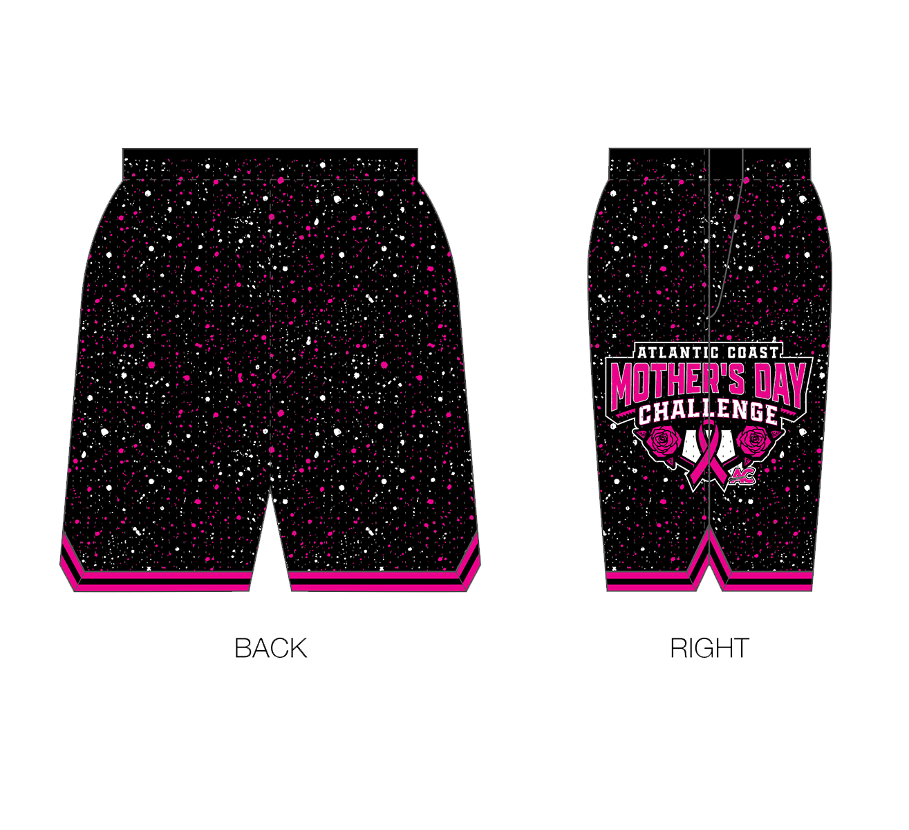 Mother's Day Challenge Custom Retro Mesh Shorts