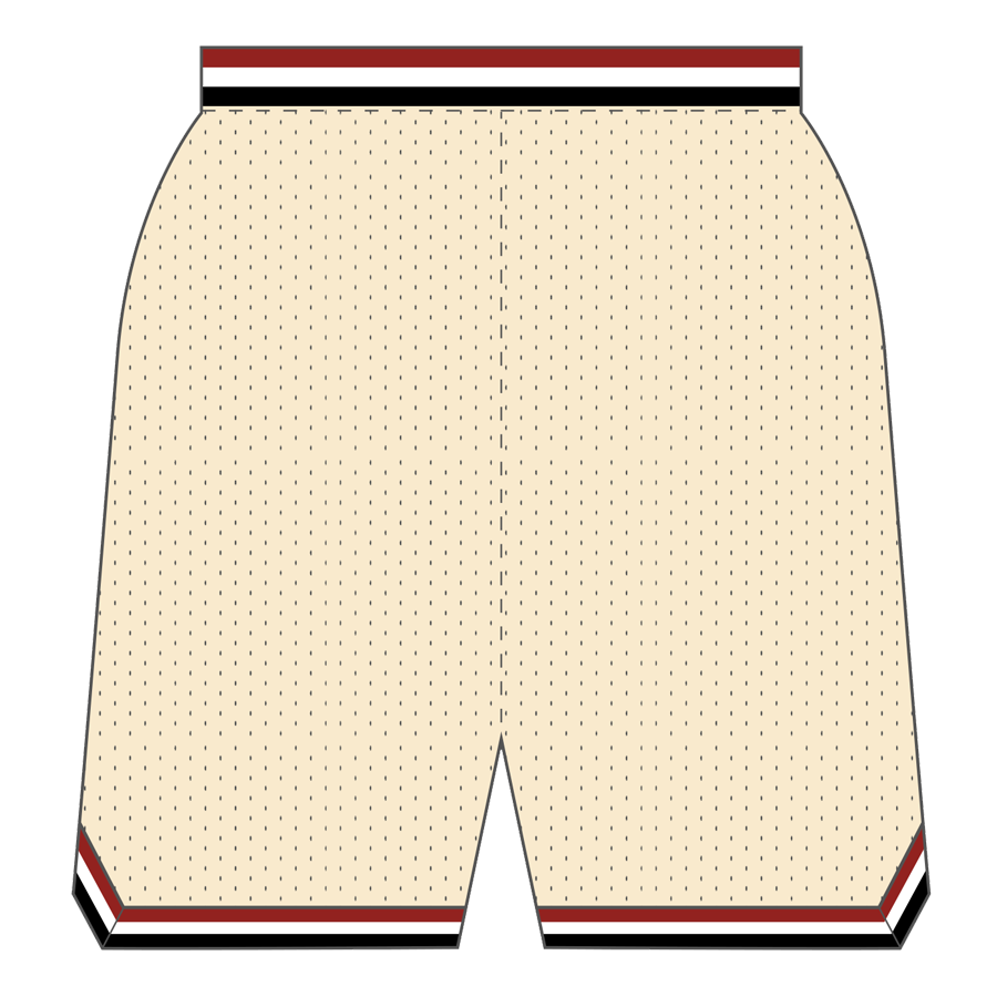 ACA Football Retro Cream Mesh Shorts