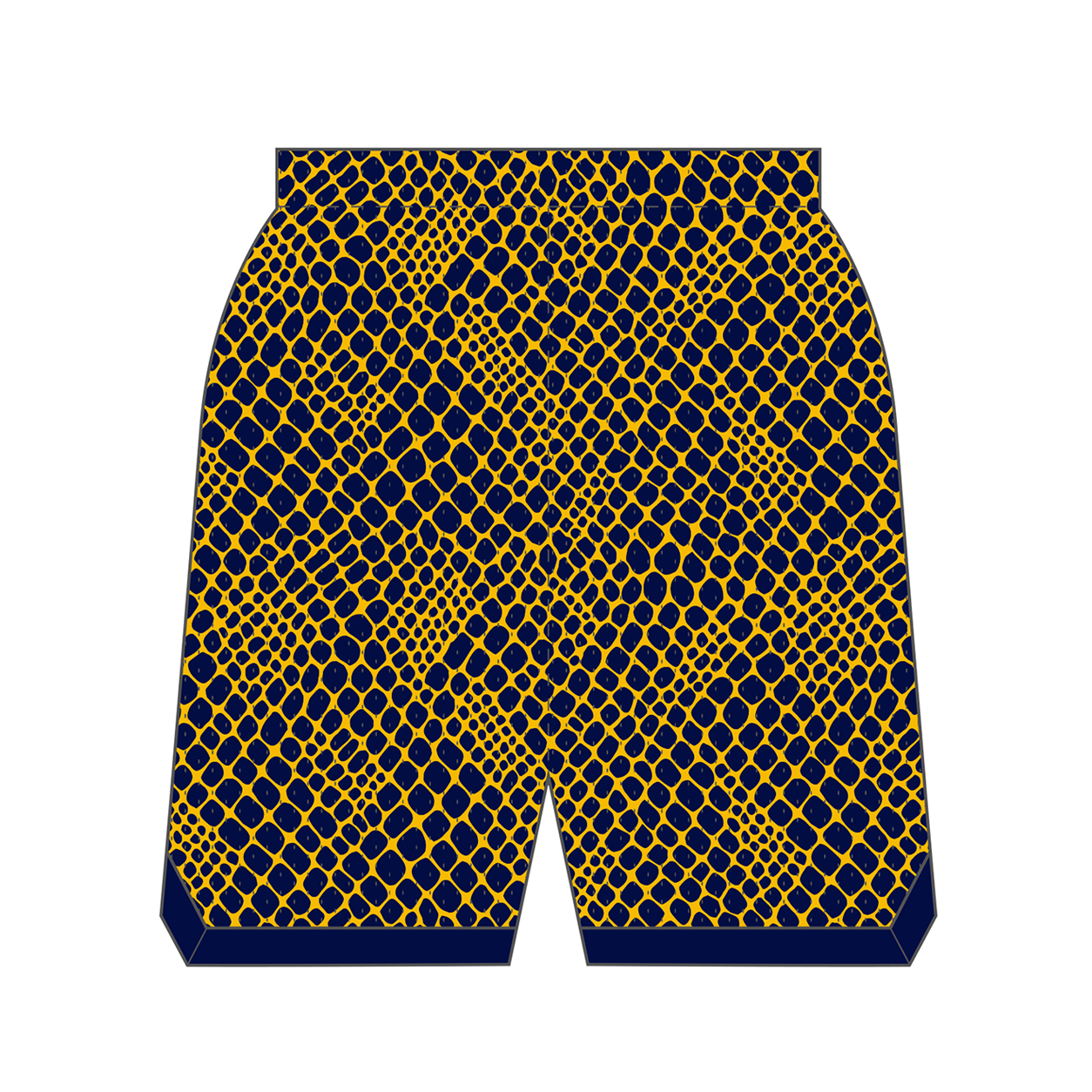 Montgomery Mocs Custom Retro Mesh Shorts (Snakeskin)