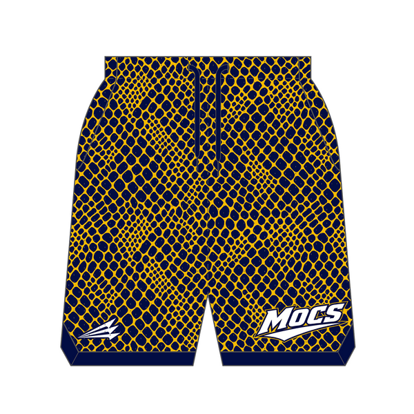 Montgomery Mocs Custom Retro Mesh Shorts (Snakeskin)