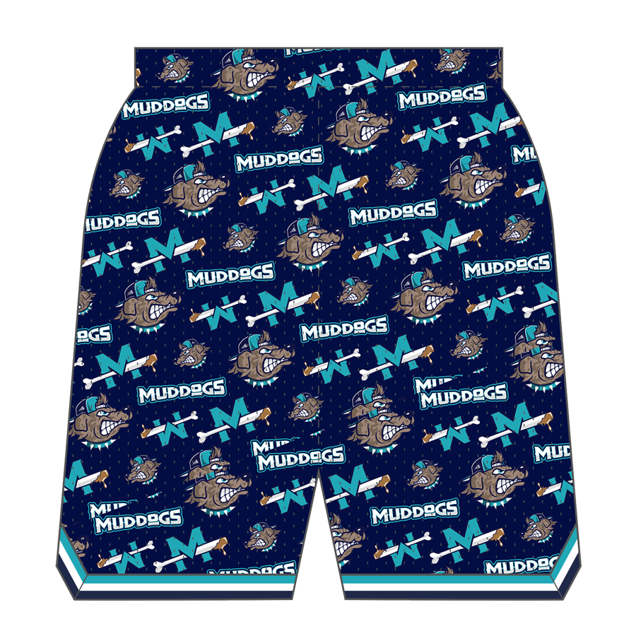 Triton Muddogs Custom Retro Mesh Shorts