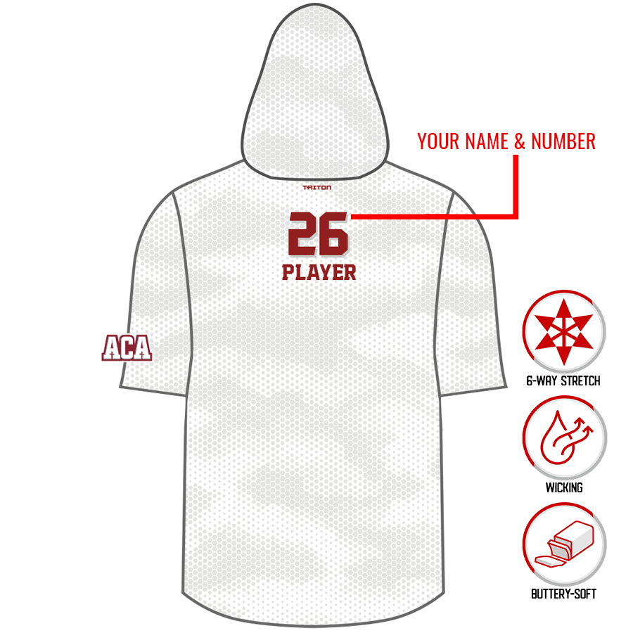 ACA Football Snow Camo HyperMAX Pullover