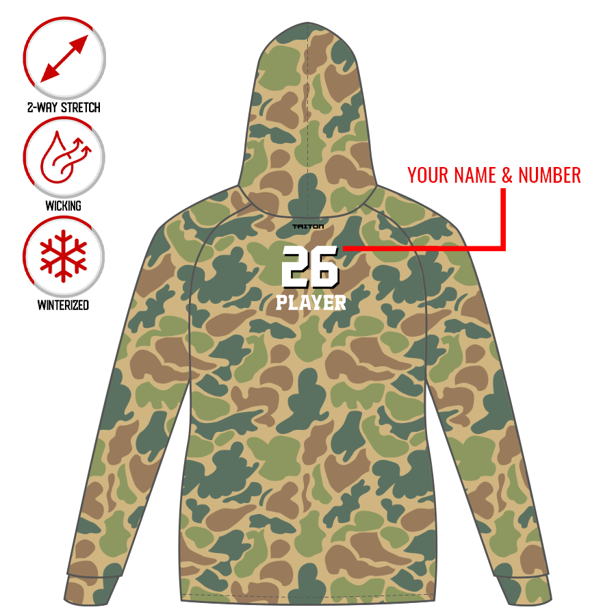ACA Football Duck Camo Vulcan Hoodie