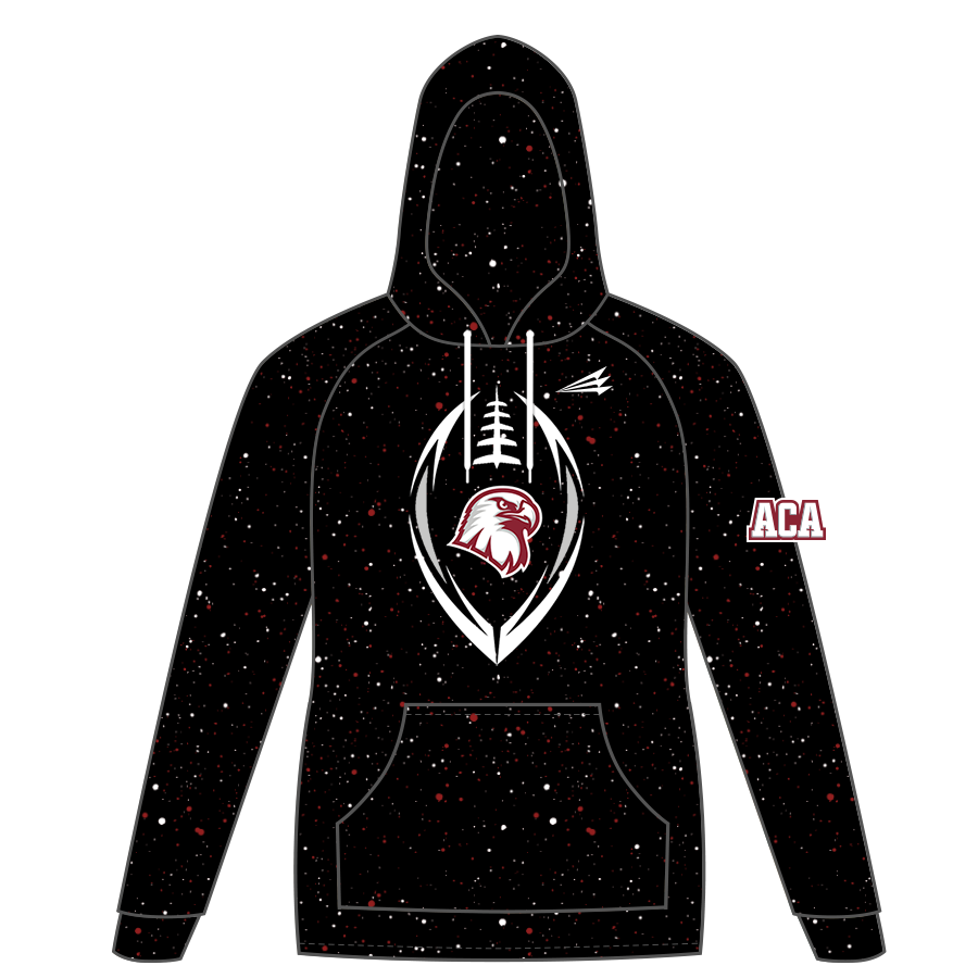 ACA Football Paint Splatter Vulcan Hoodie