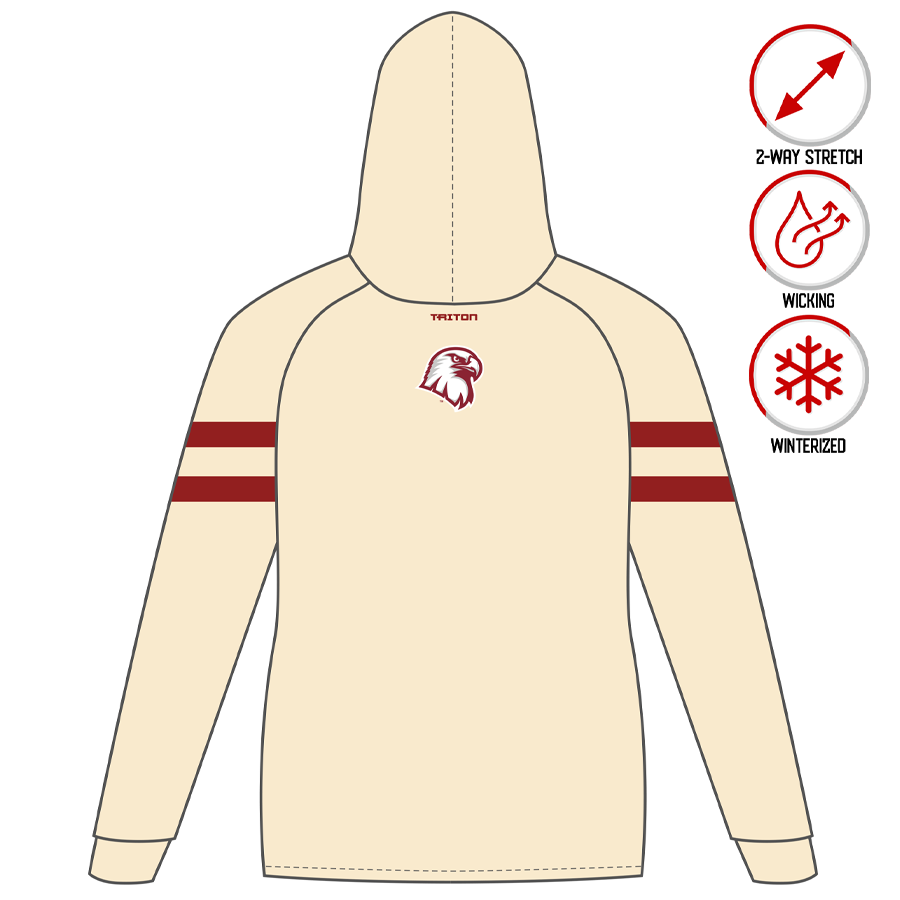 ACA Football Retro Cream Vulcan Hoodie